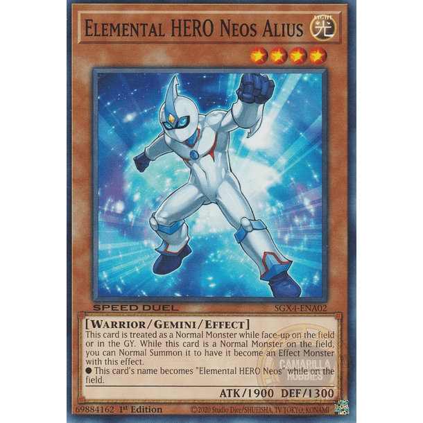 Elemental HERO Neos Alius - SGX4-ENA02 - Common 