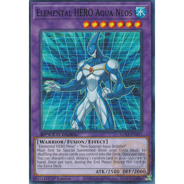 Elemental HERO Aqua Neos - SGX4-ENA21 - Common 