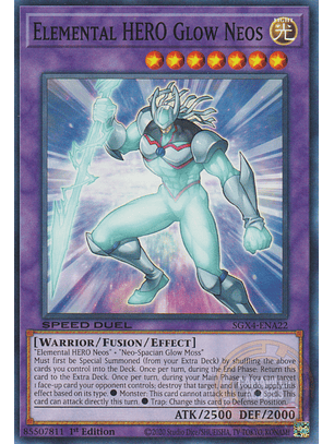 Elemental HERO Glow Neos - SGX4-ENA22 - Common 