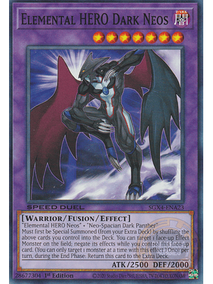 Elemental HERO Dark Neos - SGX4-ENA23 - Common 