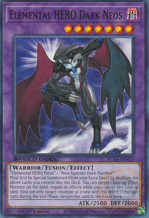 Elemental HERO Dark Neos - SGX4-ENA23 - Common 