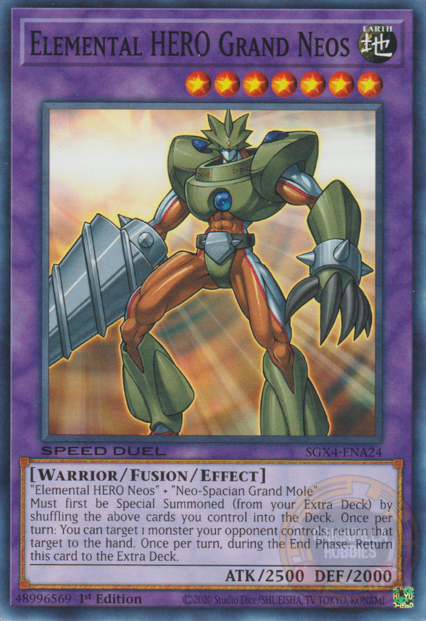 Elemental HERO Grand Neos - SGX4-ENA24 - Common  1