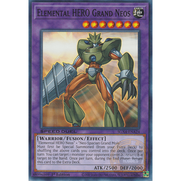 Elemental HERO Grand Neos - SGX4-ENA24 - Common 