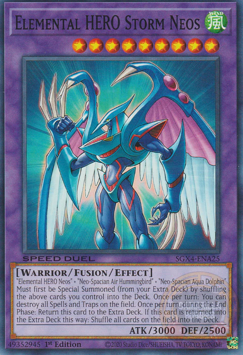 Elemental HERO Storm Neos - SGX4-ENA25 - Common 