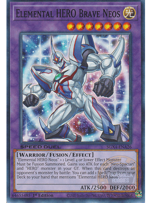 Elemental HERO Brave Neos - SGX4-ENA26 - Common 