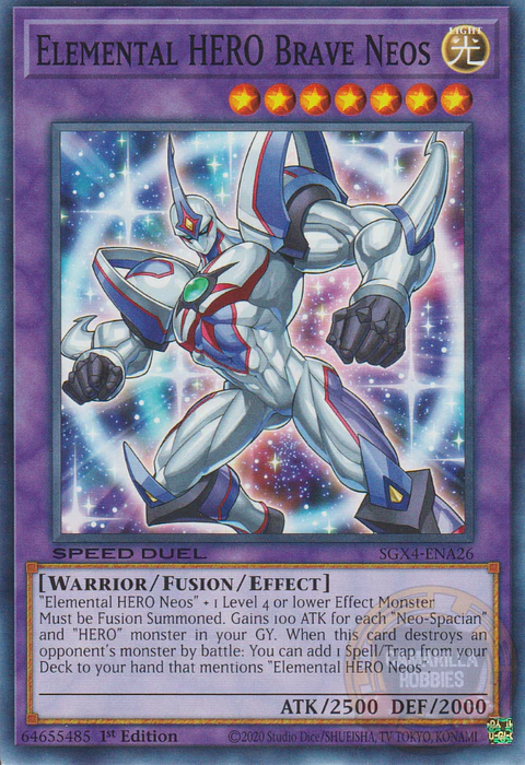 Elemental HERO Brave Neos - SGX4-ENA26 - Common 