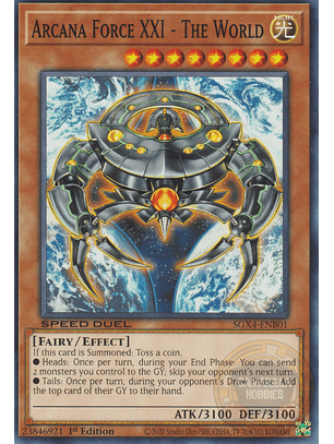 Arcana Force XXI - The World - SGX4-ENB01 - Common 