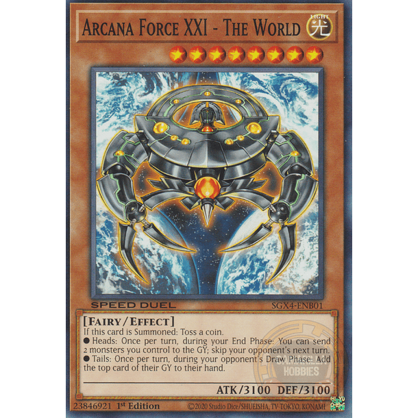 Arcana Force XXI - The World - SGX4-ENB01 - Common 