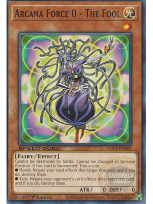 Arcana Force 0 - The Fool - SGX4-ENB02 - Common 