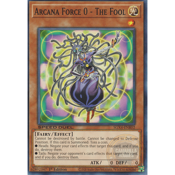 Arcana Force 0 - The Fool - SGX4-ENB02 - Common 