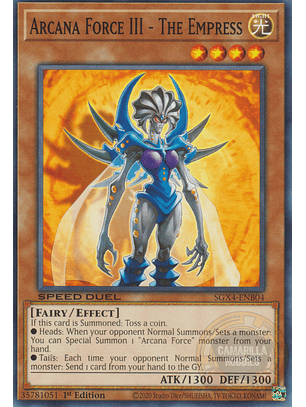 Arcana Force III - The Empress - SGX4-ENB04 - Common 