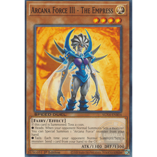 Arcana Force III - The Empress - SGX4-ENB04 - Common 