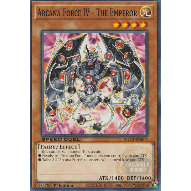 Arcana Force IV - The Emperor - SGX4-ENB05 - Common 