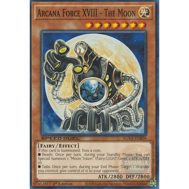 Arcana Force XVIII - The Moon - SGX4-ENB09 - Common 
