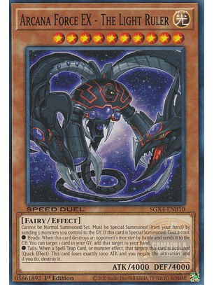 Arcana Force EX - The Light Ruler - SGX4-ENB10 - Common 