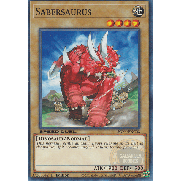 Sabersaurus - SGX4-ENC03 - Common 