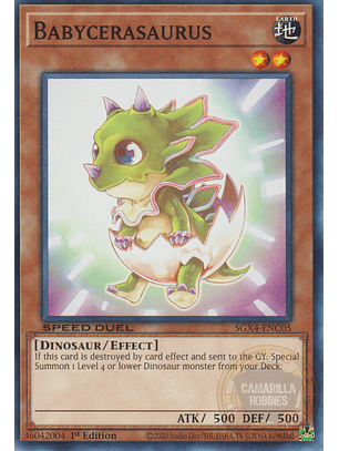 Babycerasaurus - SGX4-ENC05 - Common 