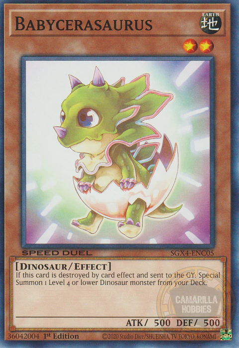 Babycerasaurus - SGX4-ENC05 - Common 