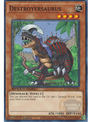 Destroyersaurus - SGX4-ENC08 - Common 