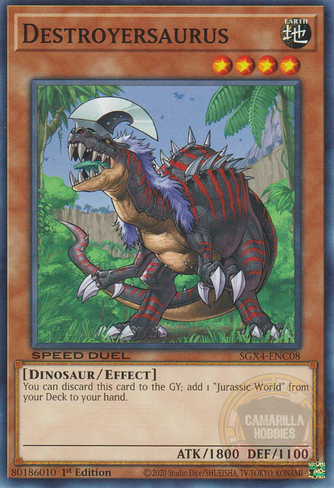 Destroyersaurus - SGX4-ENC08 - Common 