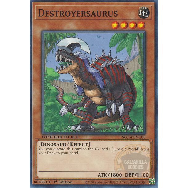 Destroyersaurus - SGX4-ENC08 - Common 
