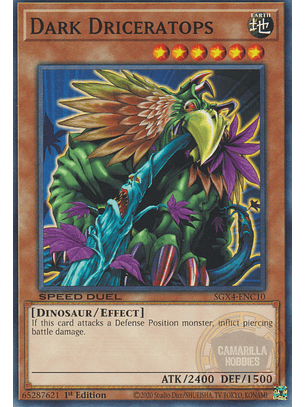 Dark Driceratops - SGX4-ENC10 - Common 