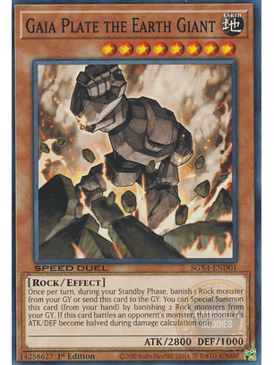 Gaia Plate the Earth Giant - SGX4-END01 - Common 