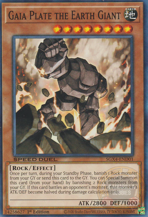 Gaia Plate the Earth Giant - SGX4-END01 - Common 