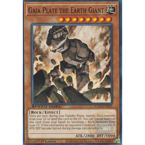 Gaia Plate the Earth Giant - SGX4-END01 - Common 