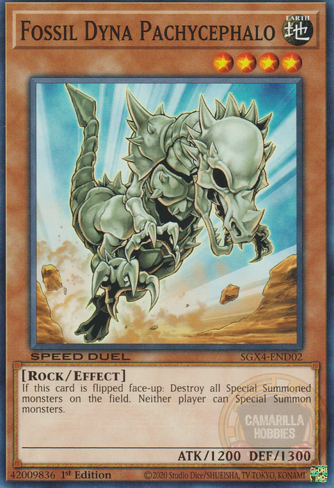 Fossil Dyna Pachycephalo - SGX4-END02 - Common 