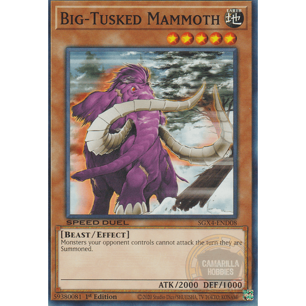 Big-Tusked Mammoth - SGX4-END08 - Common 
