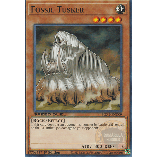 Fossil Tusker - SGX4-END09 - Common 