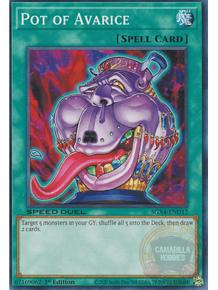 Pot of Avarice - SGX4-END12 - Common 