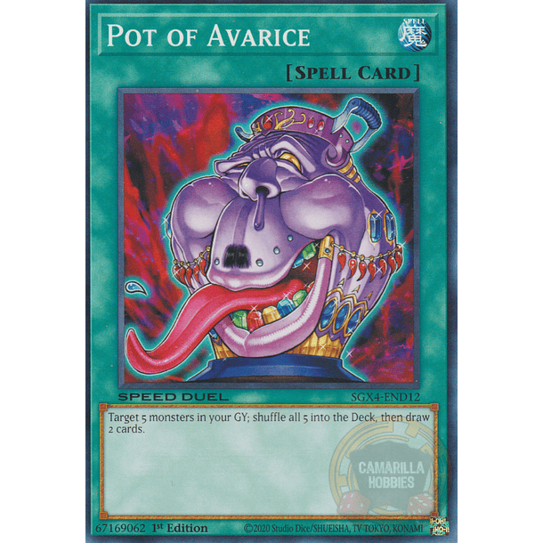 Pot of Avarice - SGX4-END12 - Common 