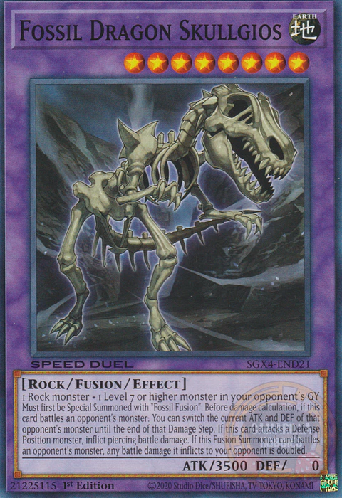 Fossil Dragon Skullgios - SGX4-END21 - Common 