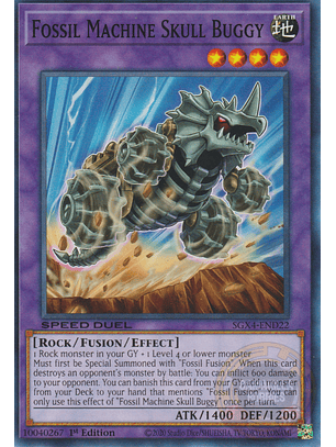 Fossil Machine Skull Buggy - SGX4-END22 - Common 