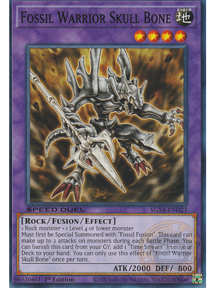 Fossil Warrior Skull Bone - SGX4-END23 - Common 