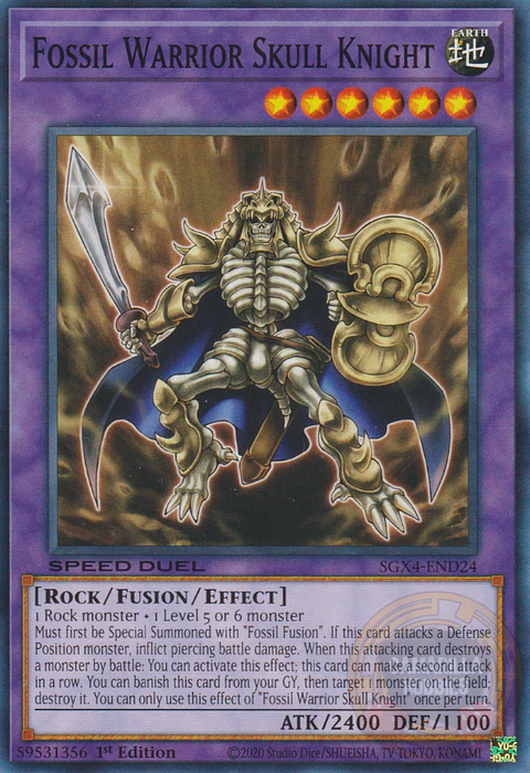 Fossil Warrior Skull Knight - SGX4-END24 - Common 
