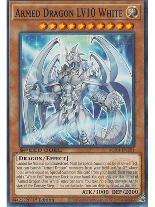 Armed Dragon LV10 White - SGX4-ENE01 - Common 