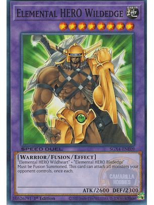 Elemental HERO Wildedge - SGX4-ENE09 - Common 