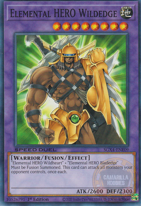 Elemental HERO Wildedge - SGX4-ENE09 - Common 