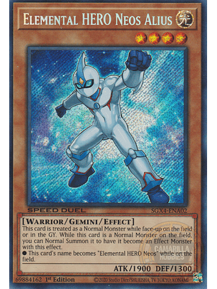 Elemental HERO Neos Alius - SGX4-ENA02 - Secret Rare
