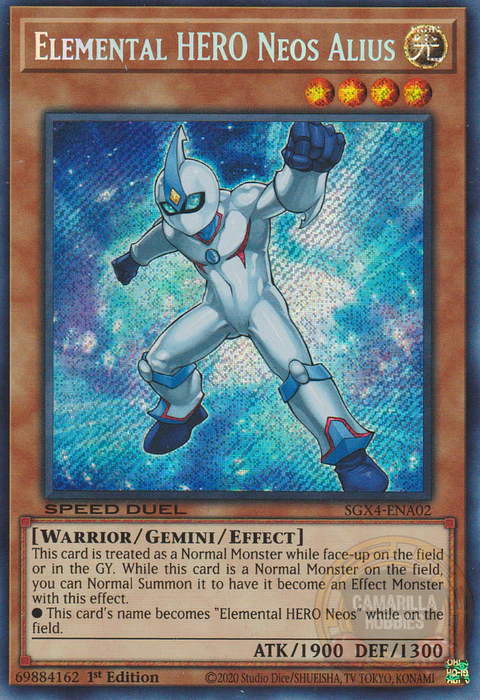 Elemental HERO Neos Alius - SGX4-ENA02 - Secret Rare
