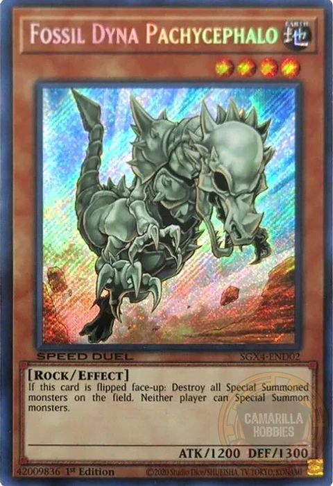 Fossil Dyna Pachycephalo - SGX4-END02 - Secret Rare