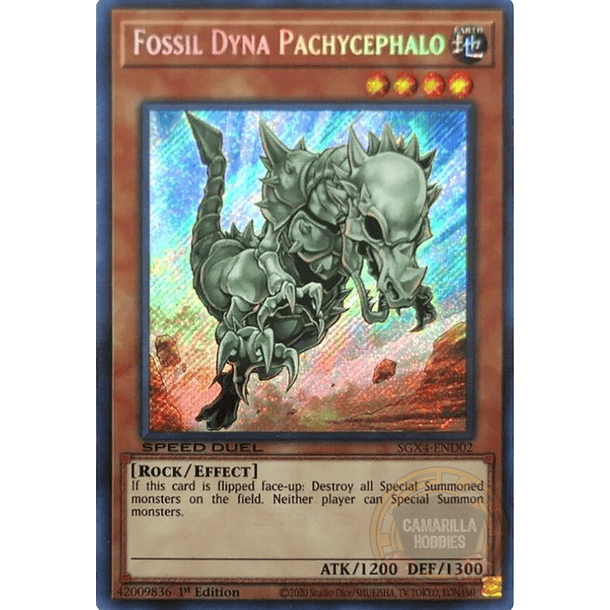 Fossil Dyna Pachycephalo - SGX4-END02 - Secret Rare