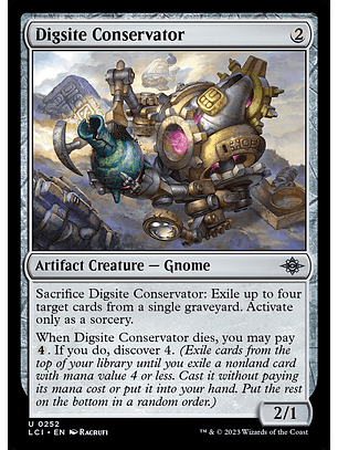 Digsite Conservator - LCI - U 