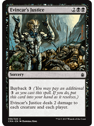Evincar's Justice - CMA - C 
