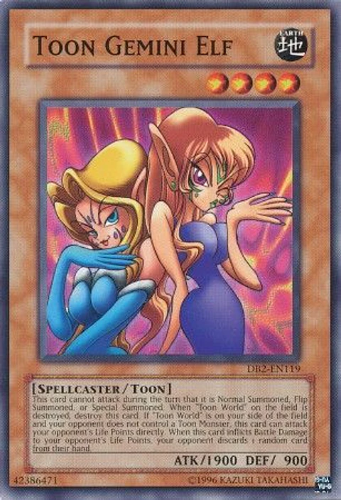 Toon Gemini Elf - DB2-EN119 - Common (jugada)