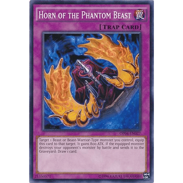 Horn of the Phantom Beast - OP04-EN027 - Common (español)