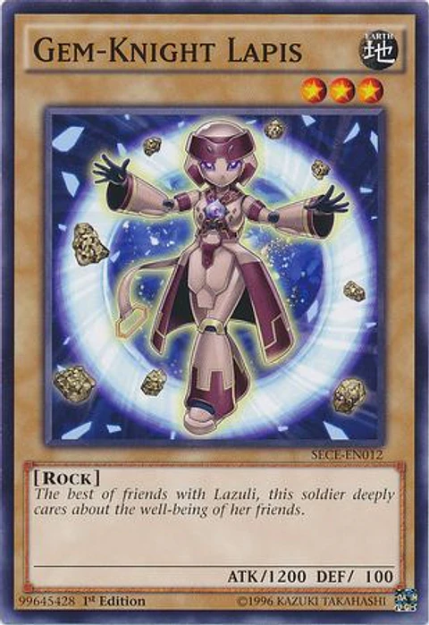 Gem-Knight Lapis - SECE-EN012 - Common